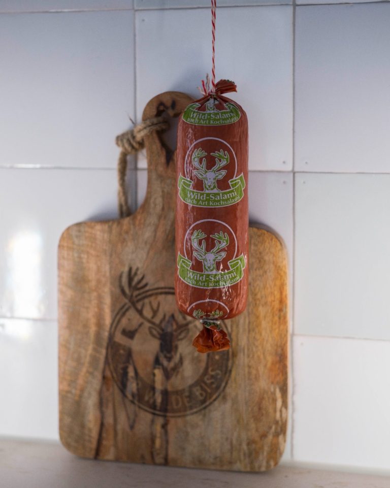 Wildsalami vom Hirsch Hirschsalami