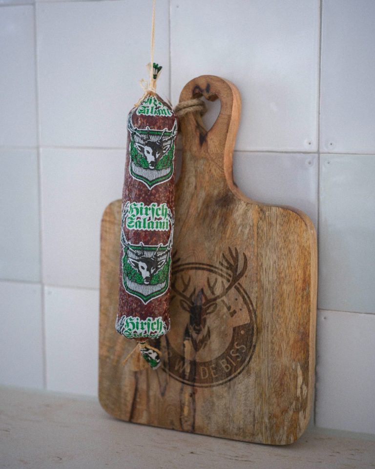Wildsalami vom Hirsch Hirschsalami
